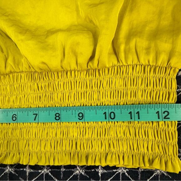 Petite Small Canary Yellow Philosophy Blouse - Picture 12 of 15